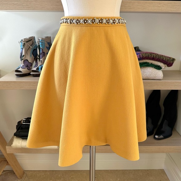 🌟SOLD🌟 Miu Miu Embellished Skirt - Picture 5 of 5